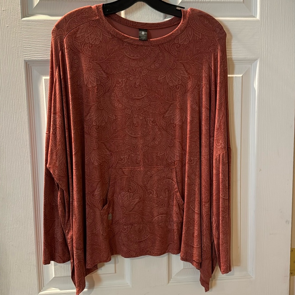 Slightly Buddha Bamboo Yoga Top Long Sleeve One Size